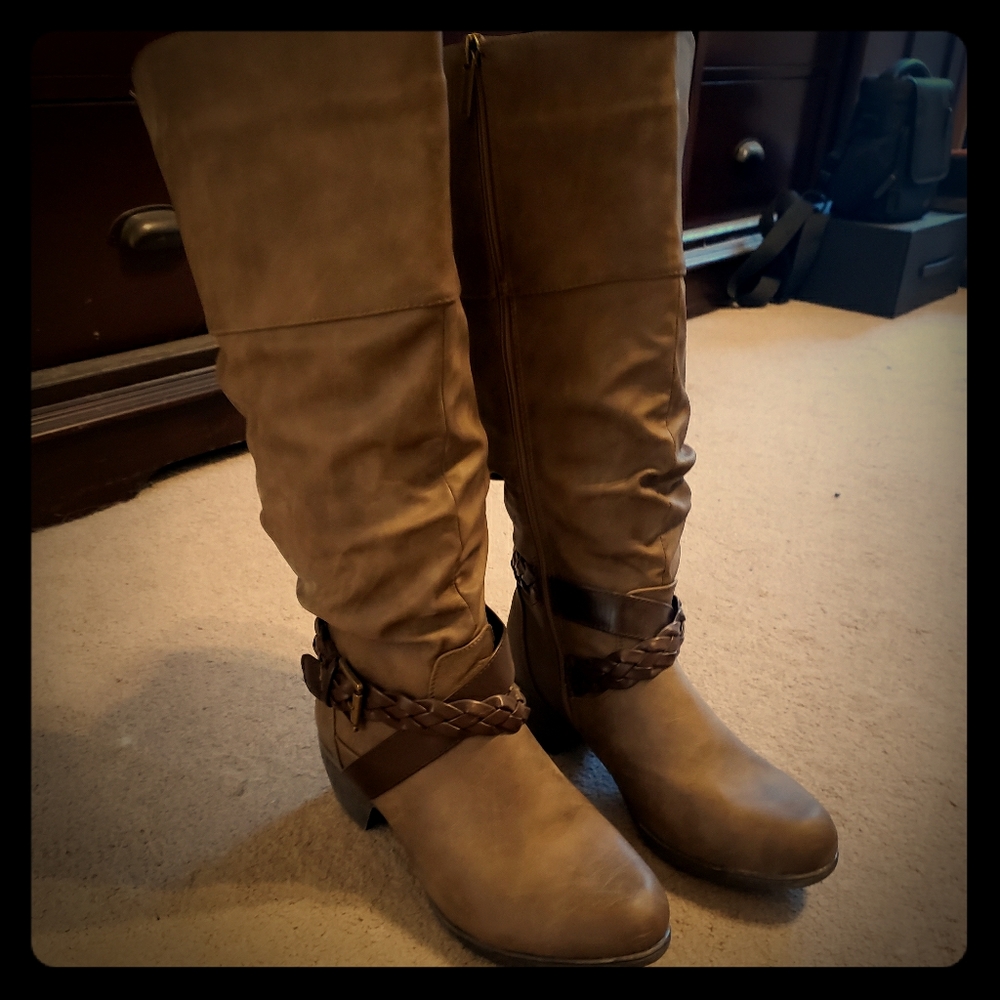Wide calf boots